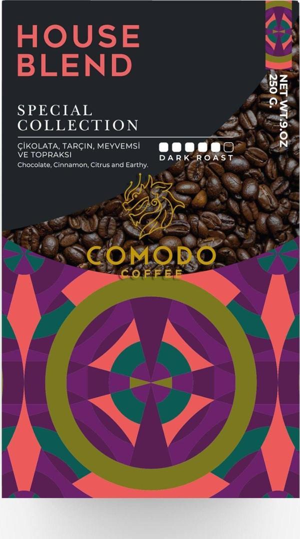 Comodo Coffee House Blend Barista Editions Filtre Kahve Çekirdek Kahve 250 Gr - Image 1