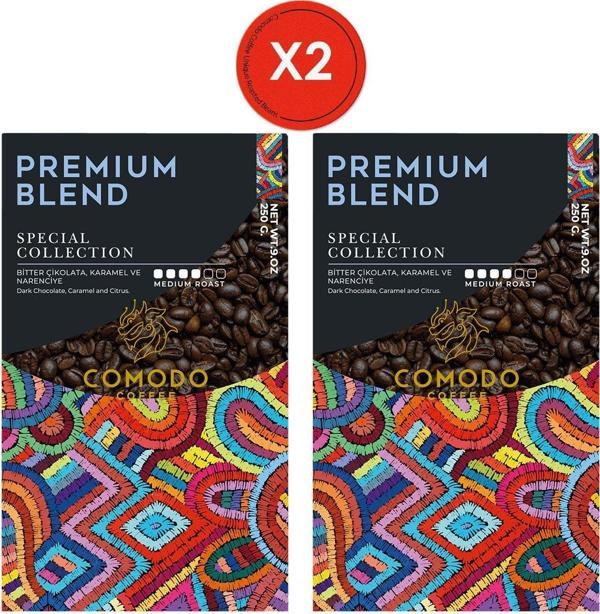 Comodo Coffee Premium Blend Filtre Kahve 2x 250 Gr Fırsat Paketi - Image 1