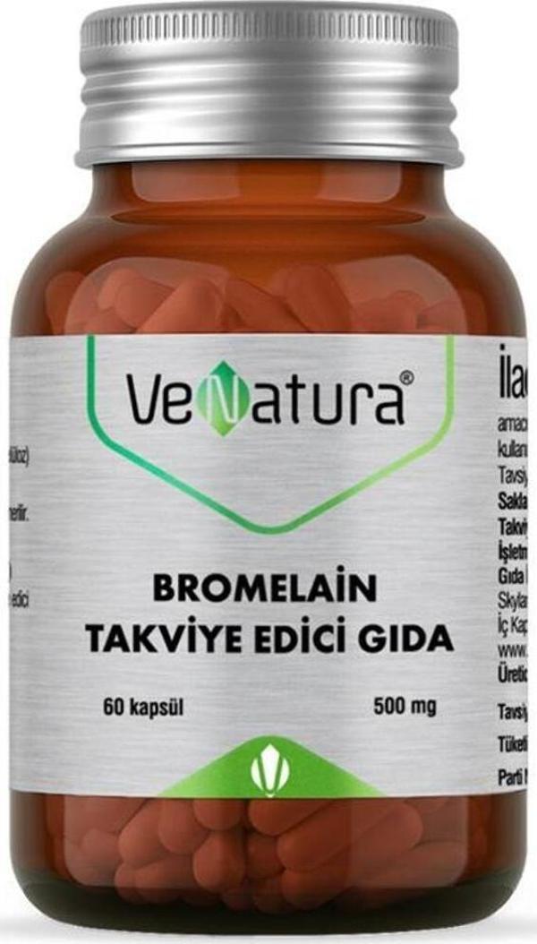 VeNatura Bromelain Takviye Edici Gıda 60 Kapsül - Image 1