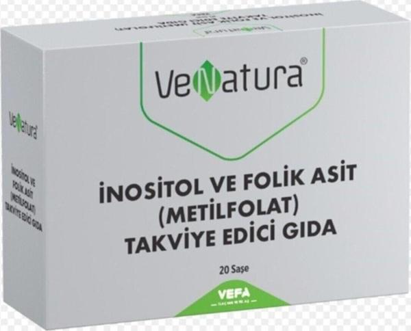 VeNatura Inositol Ve Folik Asit (Metilfolat) 20 Saşe - Image 1