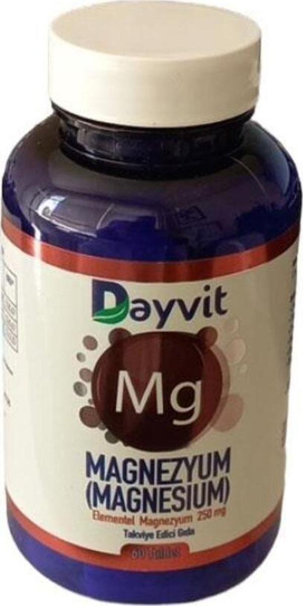 Dayvit Magnezyum 250 Mg 60 Tablet - Image 1