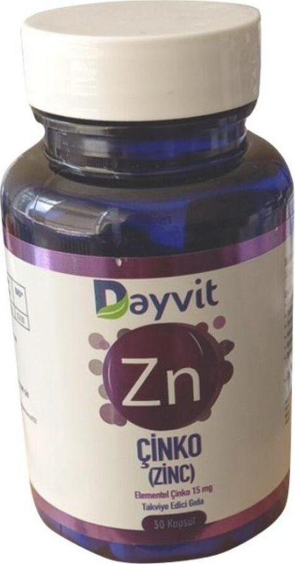 Dayvit Zn Çinko (Zinc) 15 Mg 30 Kapsül - Image 1