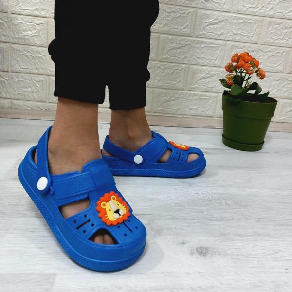 Da-Ye 1001 P Mavi Önü Kapalı Yumuşacık Kaydırmaz Sandalet & Terlik - Image 1