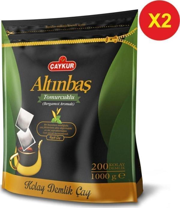 Çaykur Altınbaş Tomurcuklu Demlik Poşet Çay 5 Gr 200'Lü 2 Paket 400 Adet - Image 1