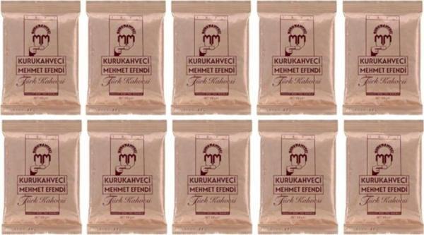 Kurukahveci Mehmet Efendi  Türk Kahvesi 100 Gr 10 Lu Set - Image 1