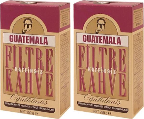 Kurukahveci Mehmet Efendi Guatemala Kafeinsiz Filtre Kahve 250 Gr 2 Adet - Image 1