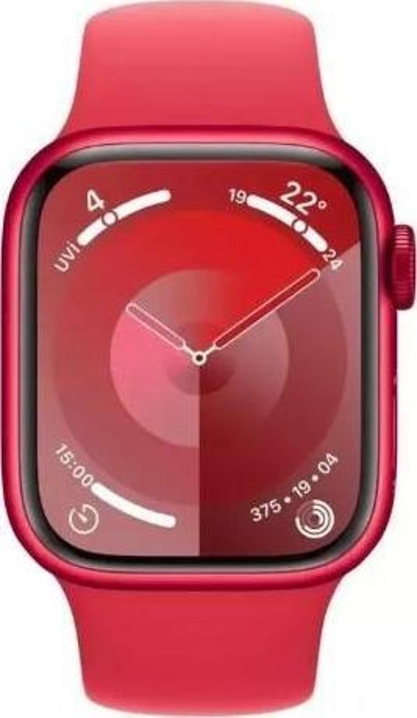 Apple Watch Series 9 GPS 41mm (PRODUCT)RED Alüminyum Kasa ve (PRODUCT)RED Spor Kordon - M/L MRXH3TU/A - Image 1