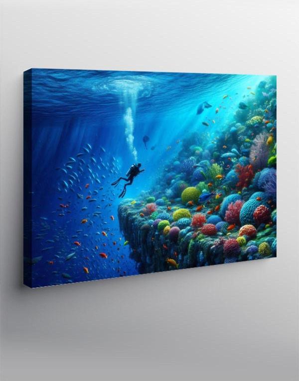 Tablomega Kanvas Tablo Denizin Derinlikleri - Image 1