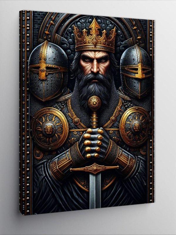 Tablomega Kanvas Tablo Zırhlı Savaşçı - Image 1