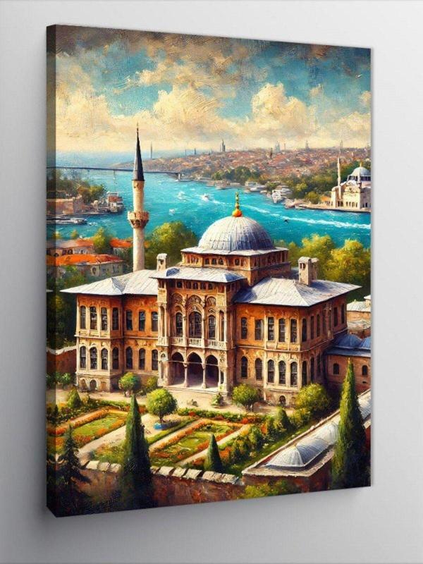 Tablomega Kanvas Tablo Saraybahçe Manzarası - Image 1