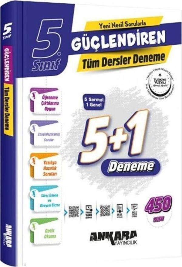 Ankara Yayıncılık 5. Sınıf Tüm Dersler Güçlendiren Denemeleri - Ankara Yayıncılık - Image 1