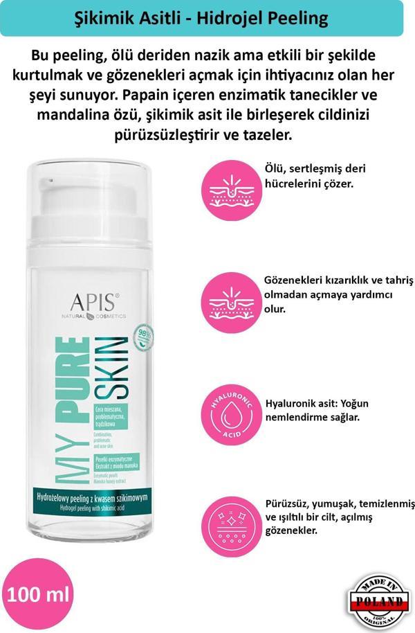 Şikimik Asitli - Hidrojel Peeling - MY PURE SKIN- 100 Ml - Image 1