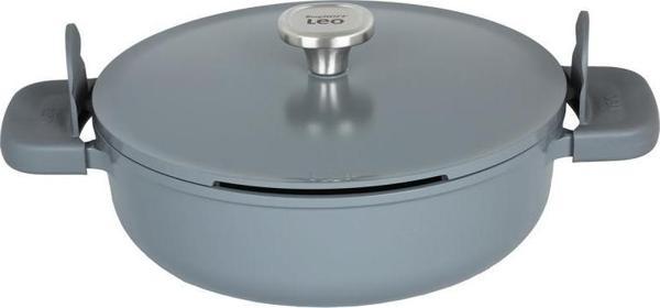 Berghoff Leo Phantom Kapaklı Yapışmaz Sote Tavası 28 Cm Smoked Grey - Image 1