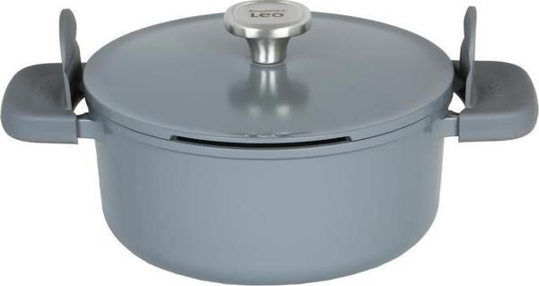 Berghoff Leo Phantom Kapaklı Yapışmaz Tencere 24 Cm Smoked Grey - Image 1