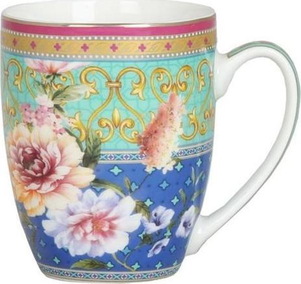 Lucky Art Camellia New Bone China Porselen Ayaklı Kupa 400 ml - Image 1