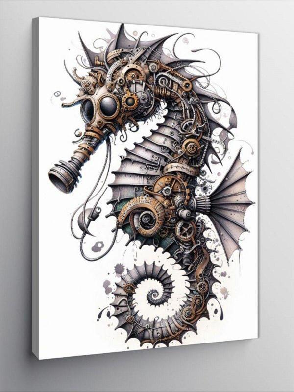 Tablomega Kanvas Tablo Steampunk Denizatı - Image 1