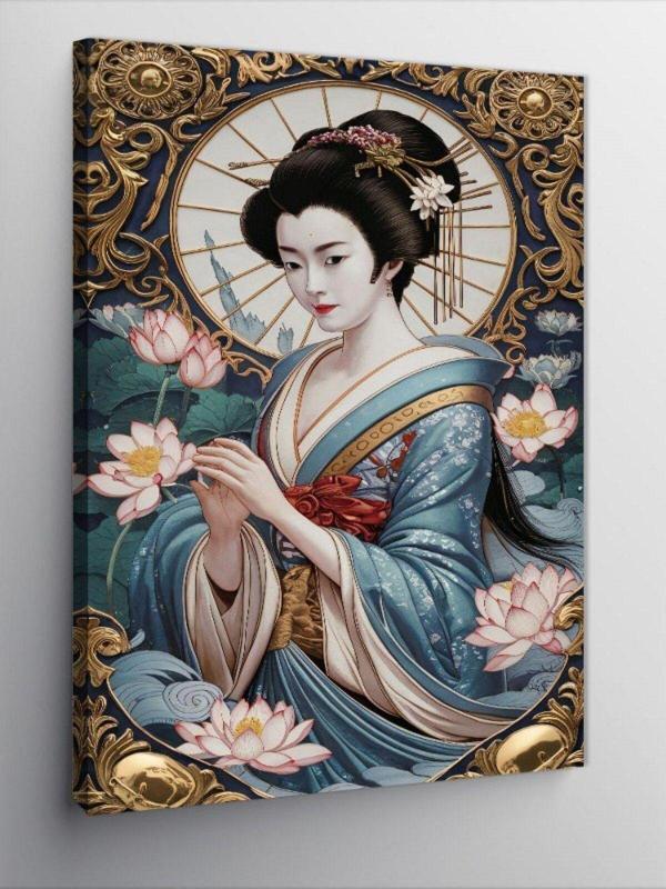 Tablomega Kanvas Tablo Japon Kadın - Image 1