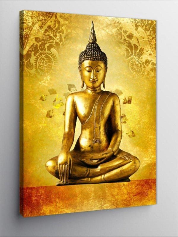 Tablomega Kanvas Tablo Buda Heykeli - Image 1