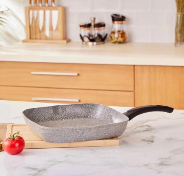 Emsan Dura Granit Kare Tava 28 cm - Image 1