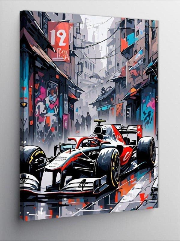 Tablomega Kanvas Tablo Formula 1 Aracı - Image 1