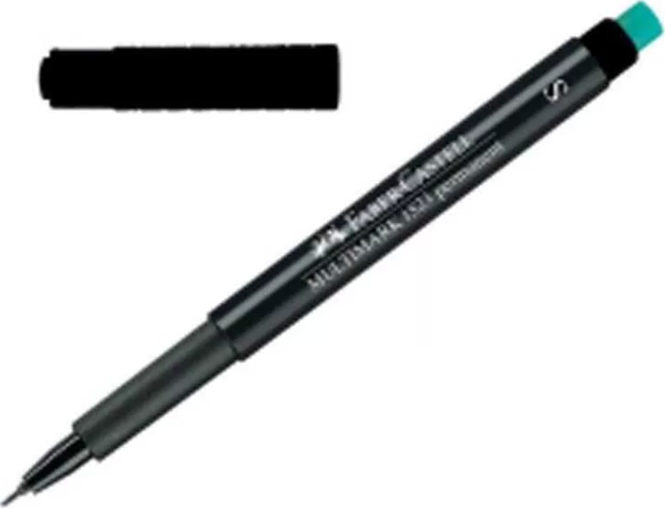 Faber Castell Asetat Kalemi S Siyah - Image 1