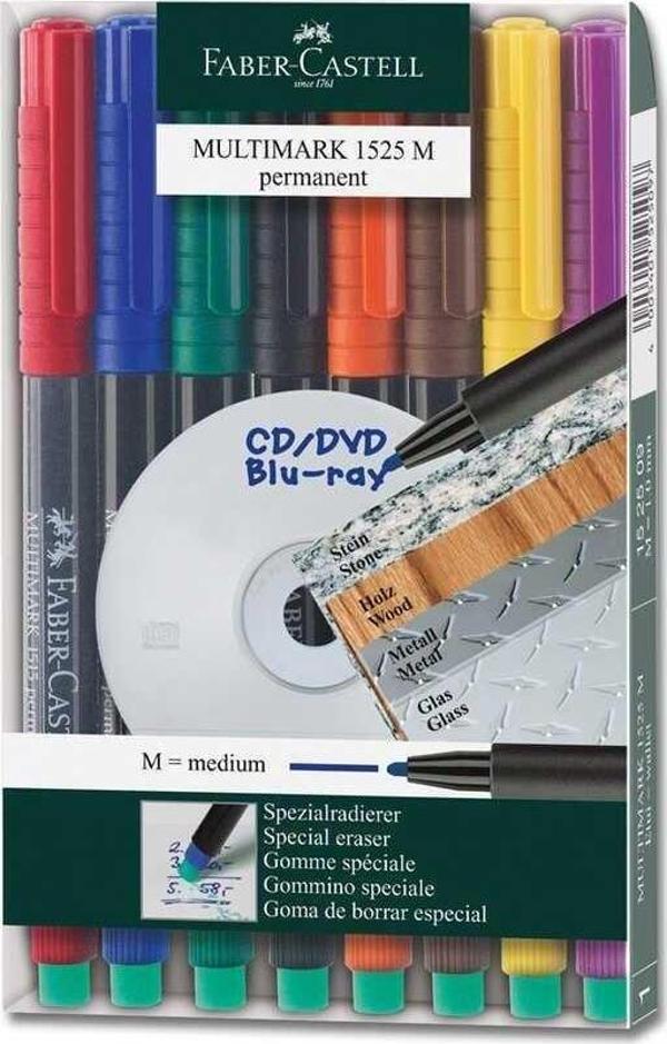 Faber Castell Asetat Kalemi M 8'li - Image 1