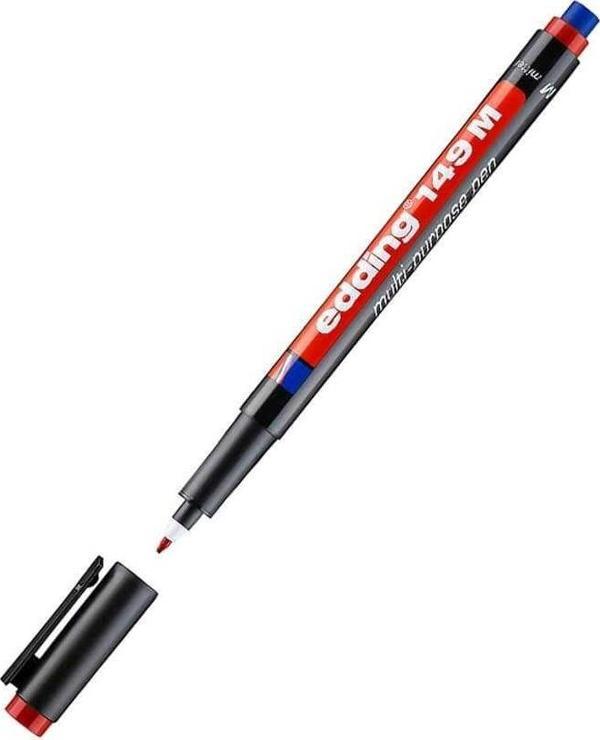 Edding Asetat Kalemi Silgili 1 mm Kırmızı - Image 1