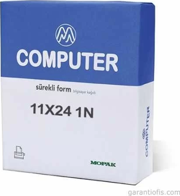 Mopak Sürekli Form Bilgisayar Kağıdı 1 Nüsha 70gr 11x24 (2000 li) - Image 1