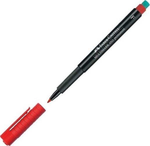 Faber Castell Asetat Kalemi F Kırmızı - Image 1
