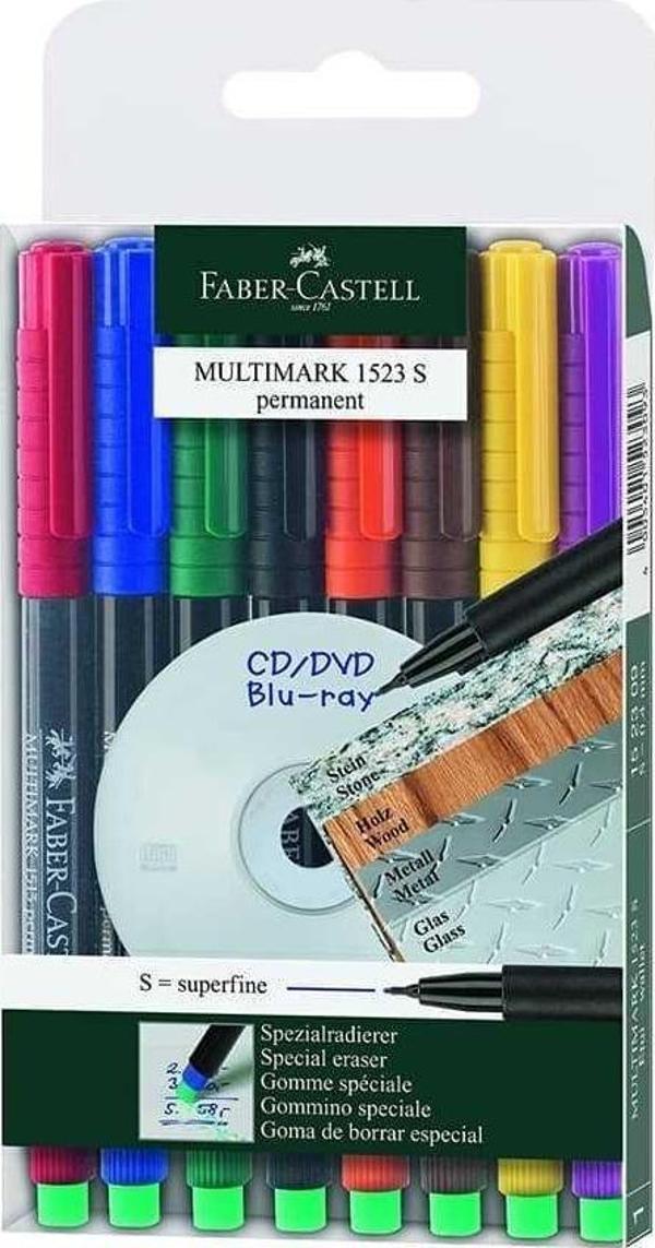 Faber-Castell Asetat Kalemi S 8'li Takım - Image 1