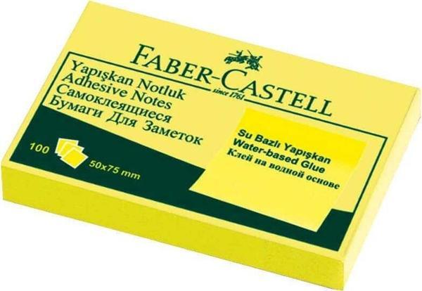 Faber-Castell Yapışkan Not Kağıdı 50x75 mm - Image 1