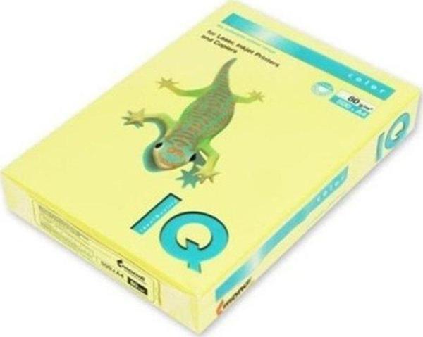 MONDİ İQ RENKLİ FOTOKOPİ KAĞIDI A4 80gr LİMON SARISI 500LÜ - Image 1