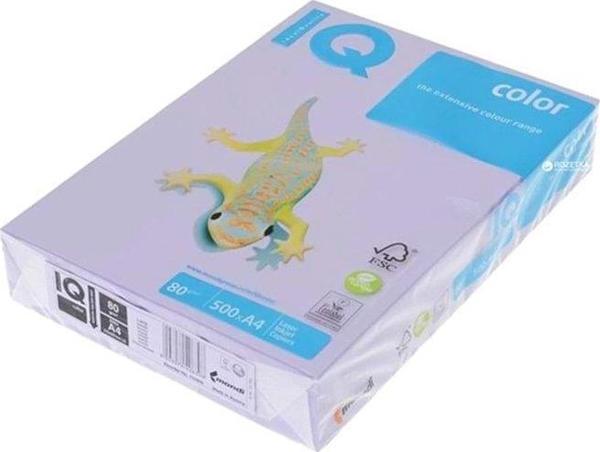 MONDİ İQ RENKLİ FOTOKOPİ KAĞIDI A4 80gr LAVANTA 500LÜ - Image 1