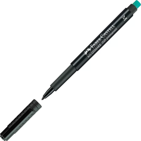 FABER-CASTELL ASETAT KALEMİ M SİYAH (152599) - Image 1