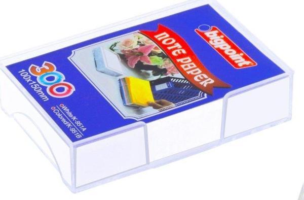 Bigpoint Akrilik Küp Notluk Dolu Beyaz 100x150mm - Image 1