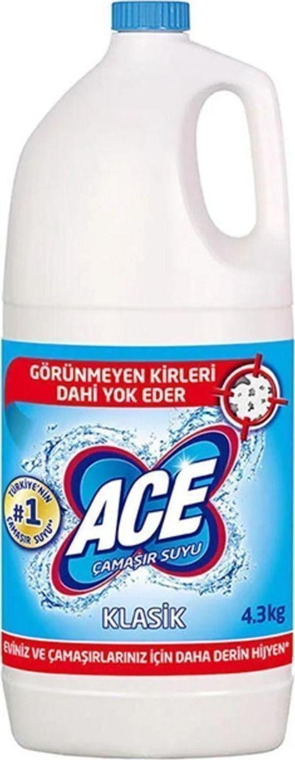 ACE Çamaşır Suyu 4 Lt Klasik - Image 1
