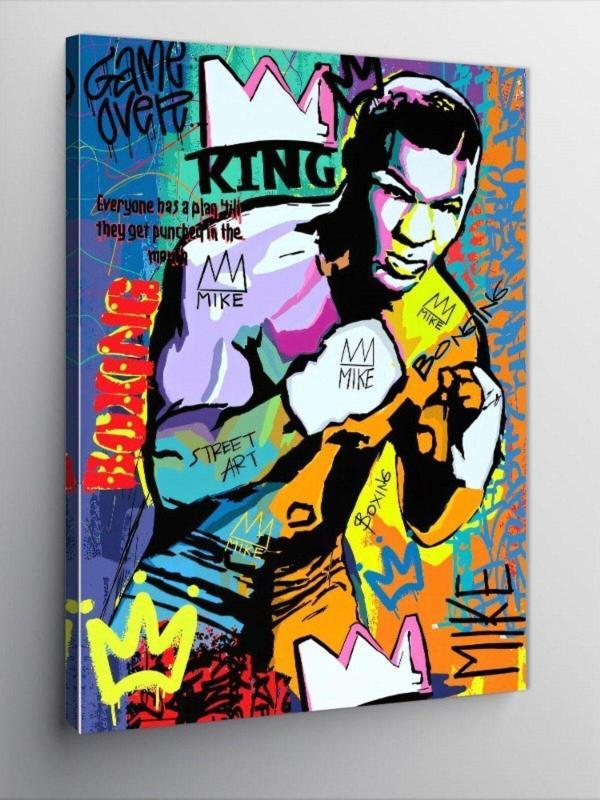 Tablomega Kanvas Tablo Mike Tyson Pop Art - Image 1