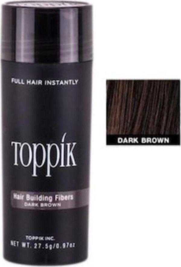 Toppik Koyu Kahverengi Saç Fiberi 27,5 Gr - Image 1