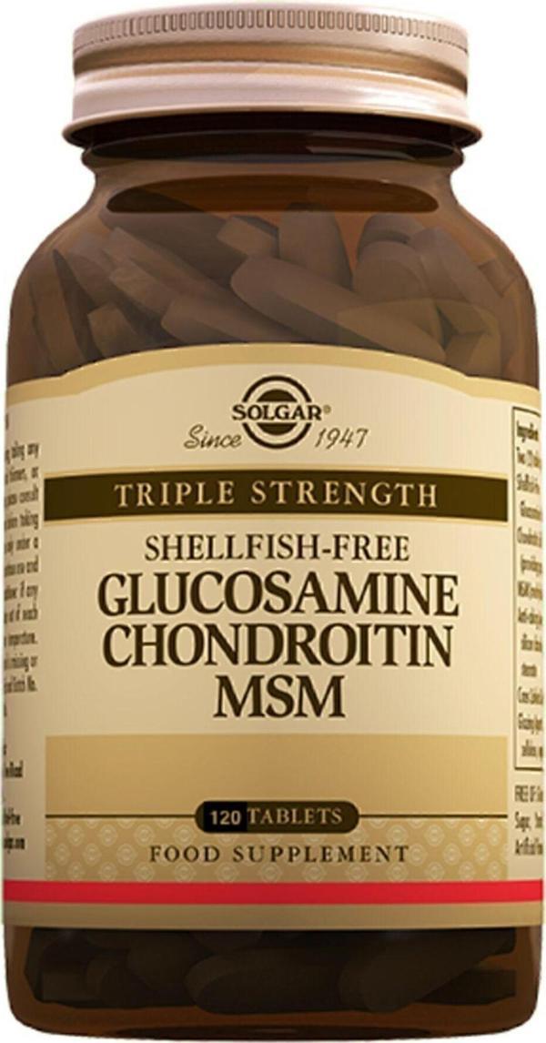 Solgar Glucosamine Chondroitin Msm 120 Tablet - Image 1