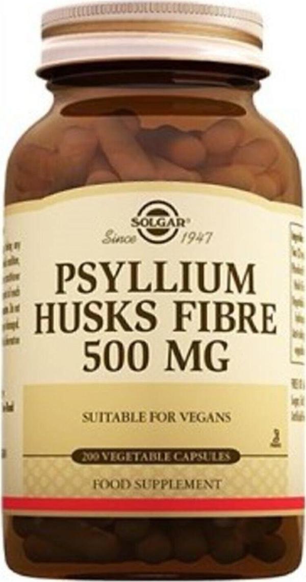 Solgar Psyllium Husks Fibre 500Mg 200 Kapsül - Image 1