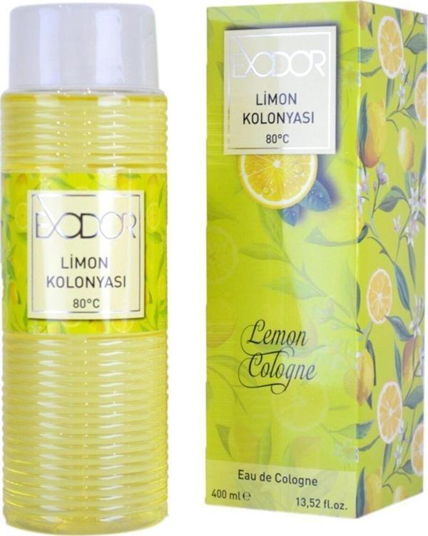 Exodor Klasik Limon Kolonyası Plastik Şişe 400 Ml 80 Derece - Image 1