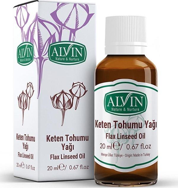 Alvin Keten Tohumu Yağı Soğuk Sıkım %100 Saf Ve Doğal 20 Ml - Image 1
