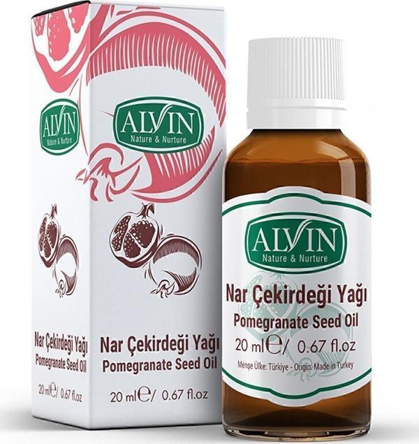Alvin Nar Çekirdeği Yağı Soğuk Sıkım %100 Saf Ve Doğal 20 Ml - Image 1