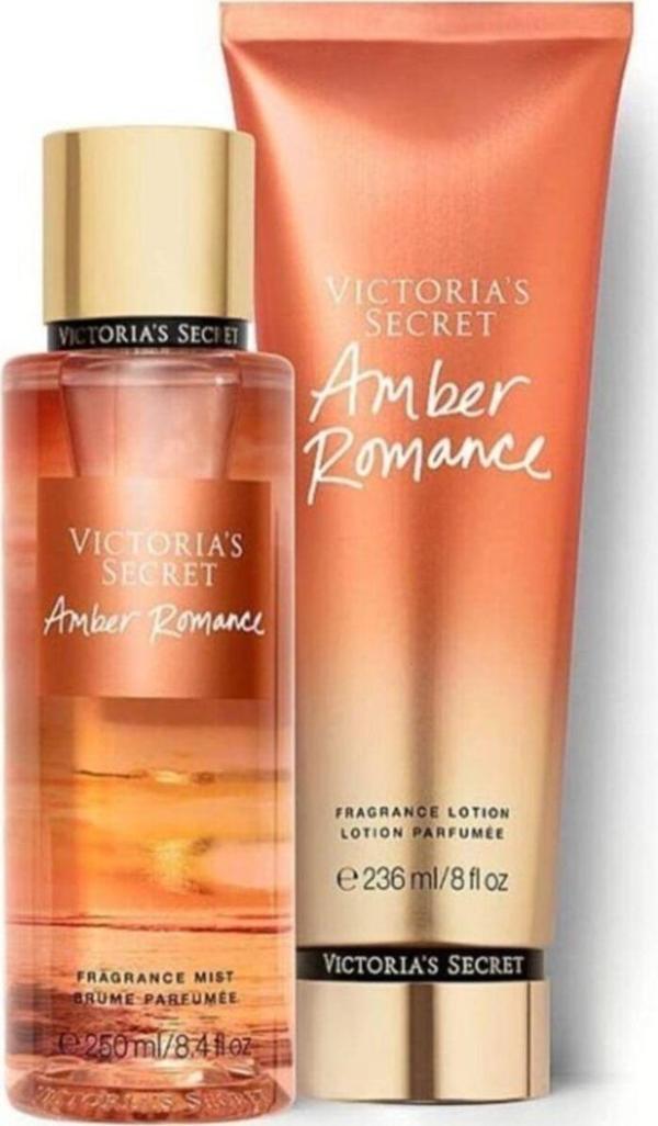 Amber Romance Vücut Spreyi,vücut Losyonu 2 Li Set - Image 1