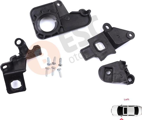 Citroen C5 MK2 MK3 RD TD RW X7 2008-2017 6212F0 İçin Sol Ön Far Ayak Tamir Seti - Image 1