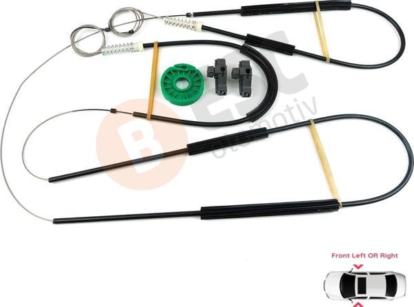 VW Polo MK3 6N1 6N2 1994-2001 2/3 Kapı İçin Elektrikli Ön Sağ veya Sol Kapı Cam Kriko Tamir Seti - Image 1