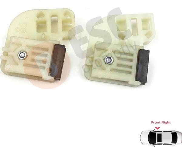 VW Transporter T5 T6 Caravelle Multivan 2003-2024 7H0837754 İçin Ön Sağ Cam Kriko Klips Ayak Seti - Image 1