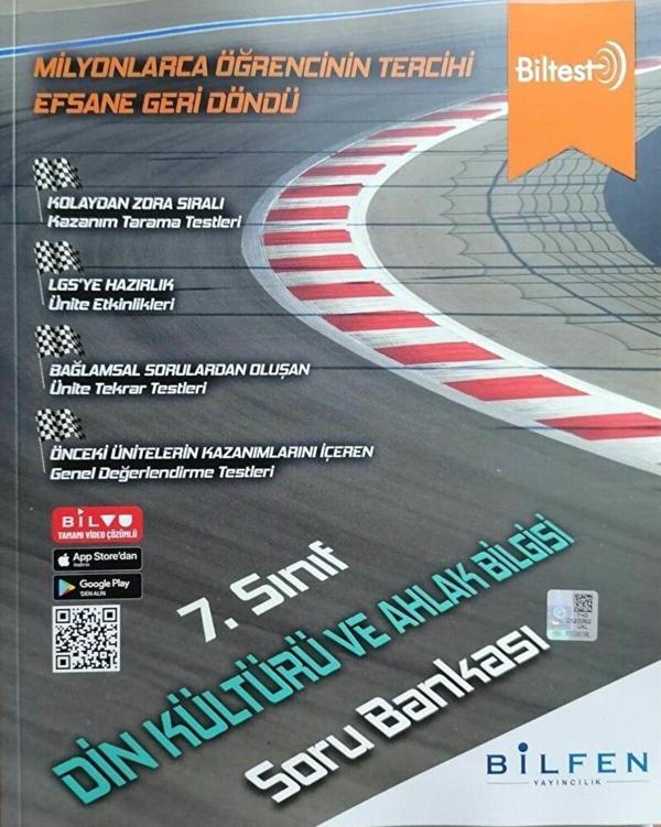 7. Sınıf Biltest Din kültürü Soru Bankası - Bilfen Yayınları - Image 1