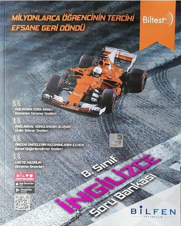 8. Sınıf Biltest İngilizce Soru Bankası - Bilfen Yayınları - Image 1