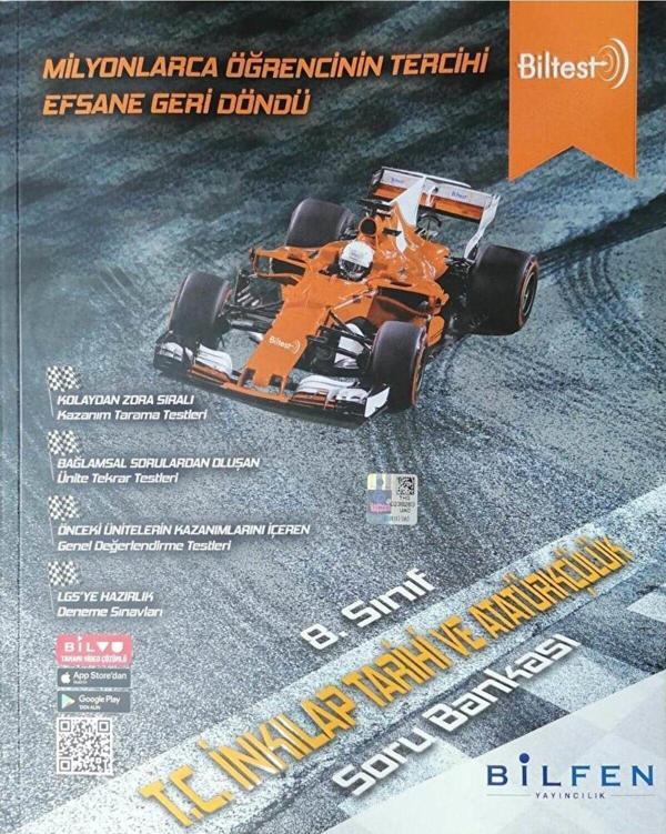 8. Sınıf Biltest T.C. İnkılap Tarihi ve Atatürkçülük Soru Bankası  - Bilfen Yayınları - Image 1